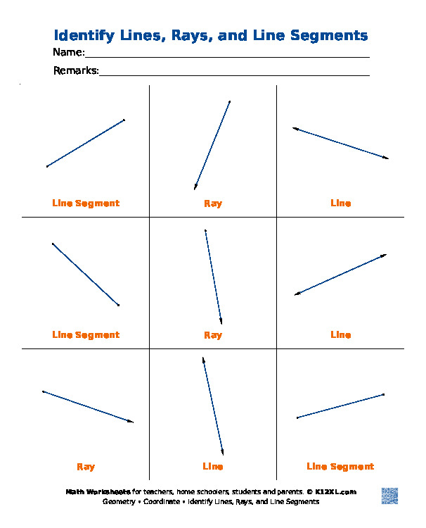 Free Geometry Worksheets for homeschoolers, students, parents and teachers